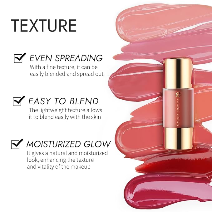 YOUNG VISION Liquid Blush Drops, Highly Pigmented Matte Cheek Tint, Easy Blending for Natural Radiant Cheek blusher Makeup,Lightweight, Long Lasting-Velvo Beauty