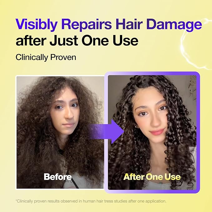 Protein Capsule Hair Repair Treatment, 3-Minute Keratin Hair Mask & Deep Conditioner for Damaged, Repair & Strengthen, Instant Detangling, Anti-Frizz, Low-pH, Fine-Hair Safe, 6.76 fl oz-Velvo Beauty