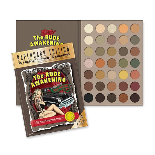 The Rude Awakening Eyeshadow Palette - Paperback Edition by Rude Cosmetics for Women - 0.74 oz Palette-Velvo Beauty