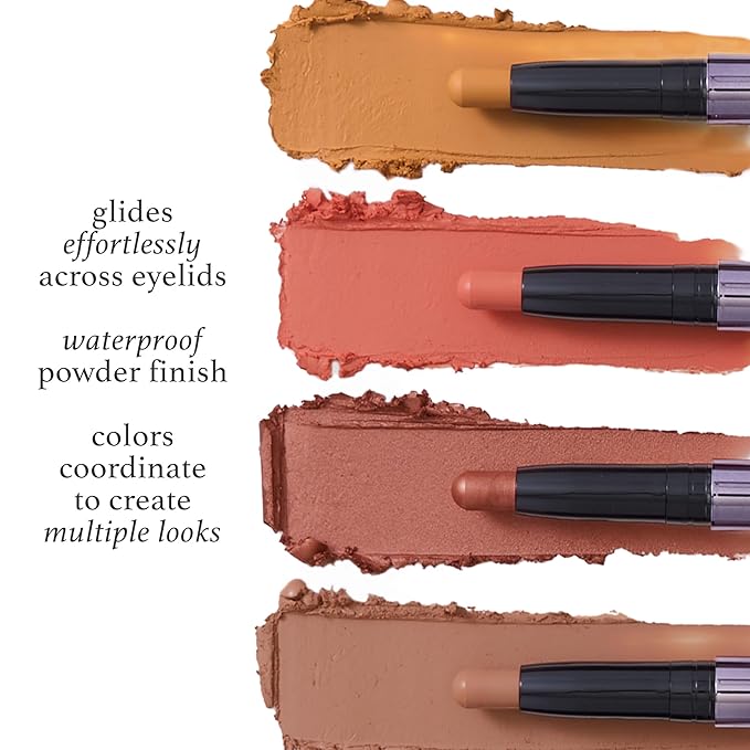 Julep Eyeshadow 101 Cream to Powder Waterproof Eyeshadow Stick, Tiger's Eye Shimmer-Velvo Beauty