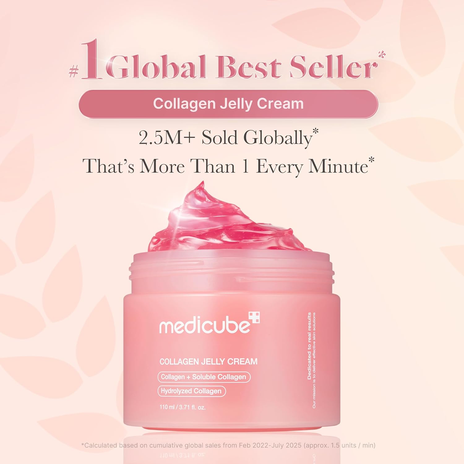 medicube Pink Skincare Set for Glass Glow Skin: Age-R Booster Pro Pink | 6-in-1 Real Glass Glow Beauty Massager and Collagen Jelly Cream- Niacinamide & Freeze-Dried Hydrolyzed Collagen 110ml-Velvo Beauty