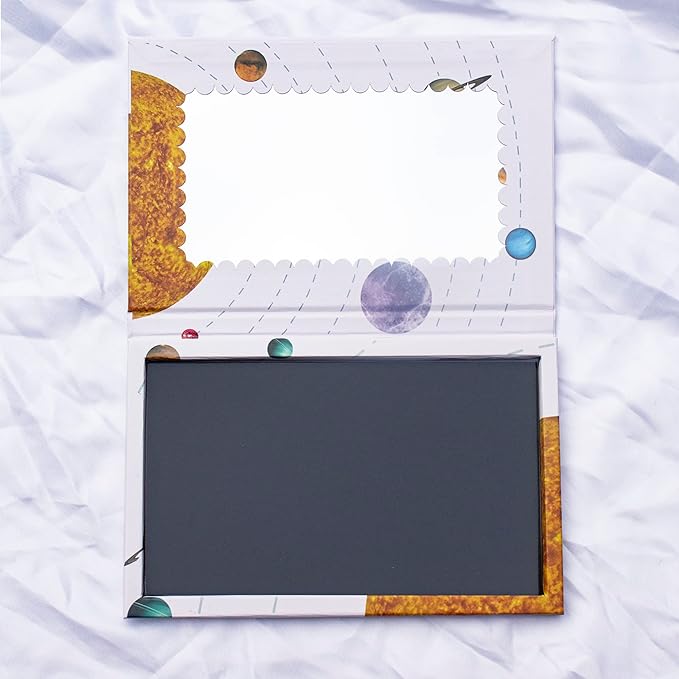 Empty magnetic palette with Mirror,Like a Book Fashionable and beautiful empty magnetic palette Makeup Magnetic Palette-Velvo Beauty