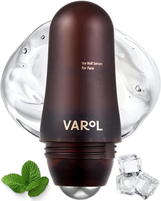 Ice Roll Serum | Cooling & Hydrating Roll-On Serum for Face, Puffy Eyes, Bakuchiol & Collagen for Firming & Lifting, Facial Roller for Depuffing, Under Eye Bag Treatment | Korean Skin Care-Velvo Beauty