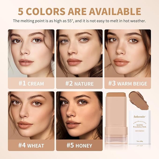 Beauty Balm Serum Boosted Skin Tint, Dual-Ended Eraser Foundation Stick with Brush, Full Coverage Cream Korean Makeup, Long-Lasting Stick for Smooth, Flawless Finish (#3 Warm Beige)-Velvo Beauty