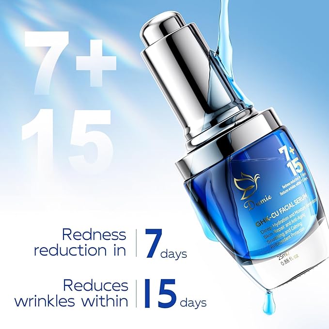 Copper Peptides Serum for Face - Peptides Collagen Renewal & Anti-Aging Serum - GHK-Cu, EGF, Hyaluronic Acid,Collagen - Anti Wrinkle, Firming, Moisturizing-Korean Skin Care,25mL/0.88 Fl Oz-Velvo Beauty