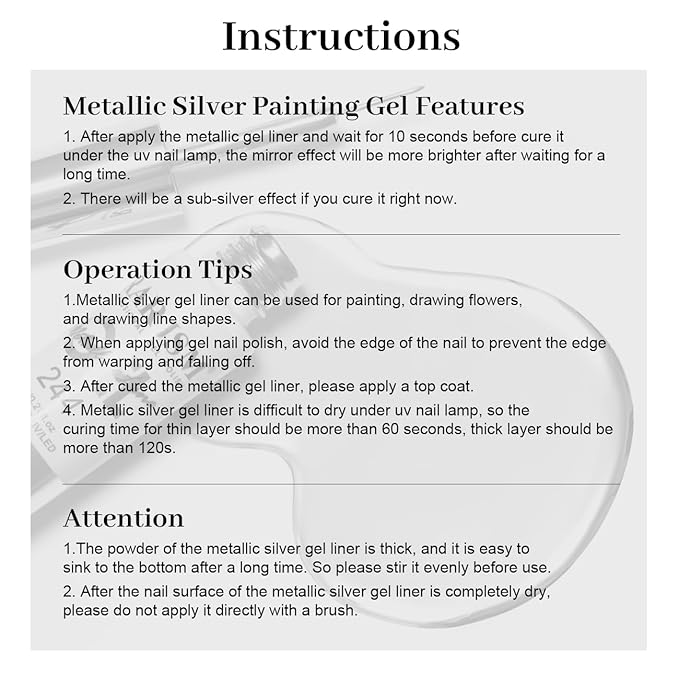 RARJSM Nude Gel Nail Polish Set 6 Colors with Metallic Silver Chrome Gel Liner Sheer Jelly Gray Pale Rose Apricot Pink GelPolish Transparent French Manicure Neutral GelVarnish LED UV Curing Requires-Velvo Beauty