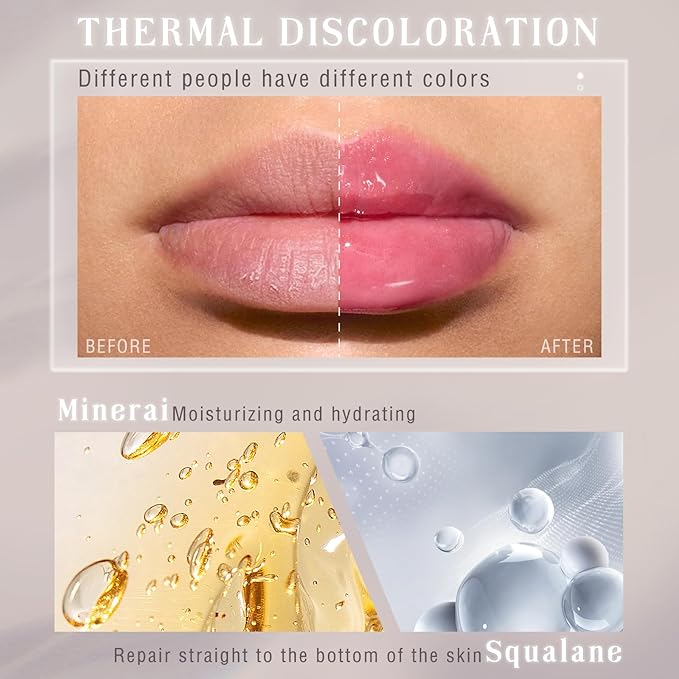 2PCS Color Changing Blush Stick for Cheeks Makeup,Clear Blush PH Temperature Change Magic Pink Cream Blusher Waterproof Multi-Use Lips and Face Tint,Matte Finish Natural Lightweight Jelly-Velvo Beauty