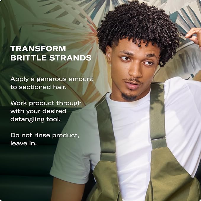 Mielle Organics Rosemary Mint Strengthening Leave In Conditioner for Curly Hair - Hydrating Hair Moisturizer Infused with Biotin to Soften, Protect & Boost Shine (12 Oz)-Velvo Beauty