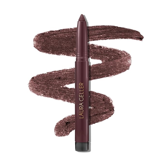 LAURA GELLER NEW YORK Kajal Longwear Kohl Eyeliner Pencil - Royal Quartz - Caffeine and Vitamin E - Smooth & Blendable Liner - Built-In Sharpener-Velvo Beauty