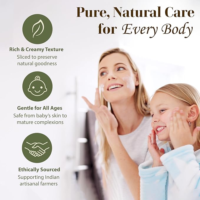 era of nature Organic Unrefined Raw Mango Body Butter Block 8oz - Moisturizing Mango Seed Raw Butter Bar for Skin & Hair, DIY Lip Balm Base, Cream, Soap & Lotion Making Supplies Kit, Personal Skincare-Velvo Beauty
