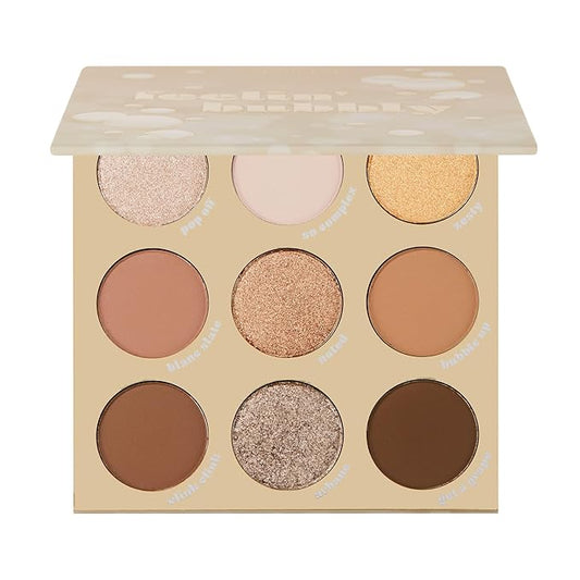 ColourPop Feelin' Bubbly Eyeshadow Palette - Brown & Gold Palette with Metallic and Matte Finishes - High-Pigment Eye Makeup with a Long-Wearing Formula (0.3 oz)-Velvo Beauty