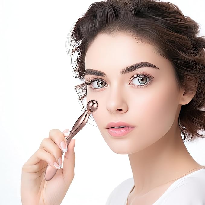 6 Pcs Metal Eye Cream Applicator Eye Roller Tool Eye Cream Applicator Stick Facial for Reducing Puffiness Wrinkle-Velvo Beauty