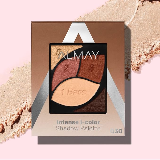 Almay Eyeshadow Palette, Longlasting Eye Makeup, Primer Enriched with Antioxidant Vitamin E, Hypoallergenic, 010 Brown Eyes, 0.1 Oz-Velvo Beauty