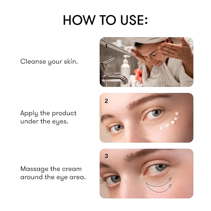 Sane Eye Cream for Dark Circles and Puffiness Treatment with Caffeine and Niacinamide - 0.68 fl oz, Hydrating Eye Cream for Dark Circles, Mornings without Puffiness-Velvo Beauty