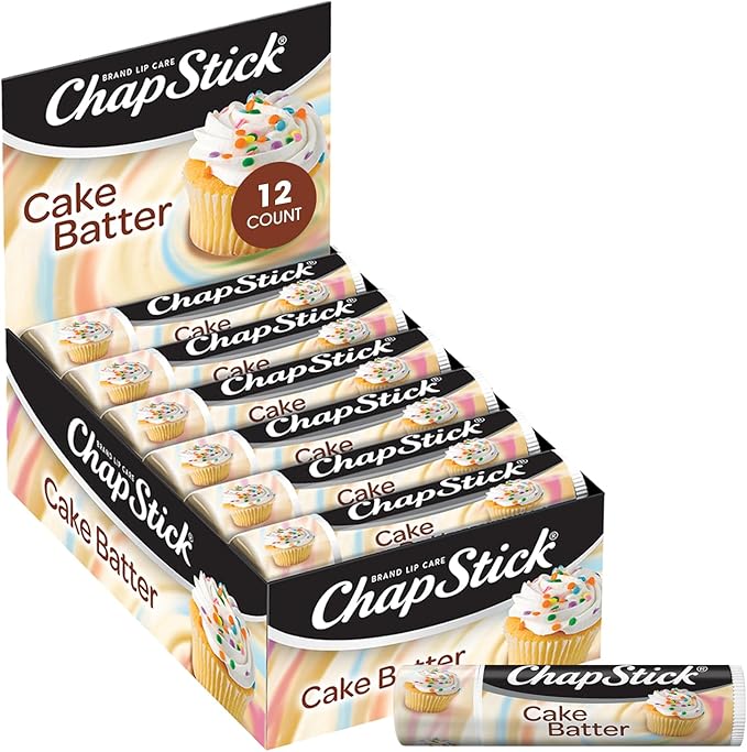 ChapStick Limited Edition Cake Batter, 12-Stick Refill Pack-Velvo Beauty