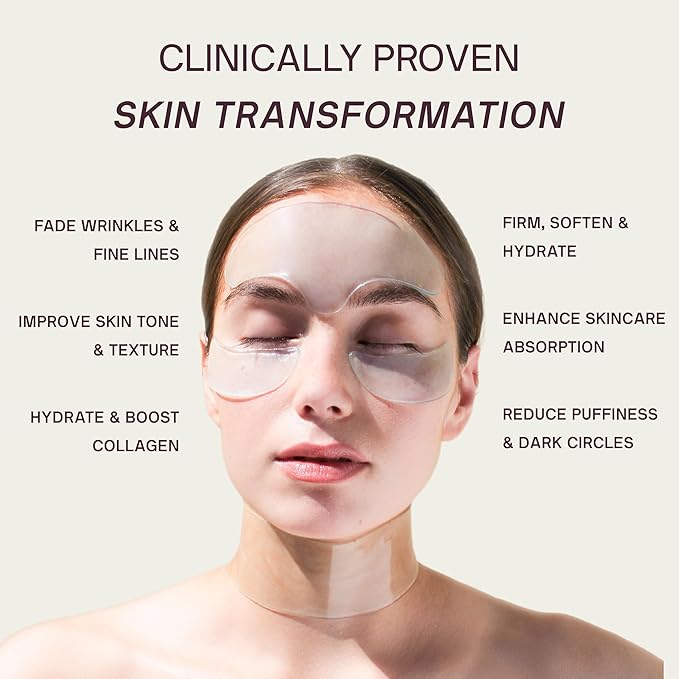 Dermaclara Face Patches Kit - Anti Wrinkle Patches for Forehead, Smile Lines, Silicone Anti-Wrinkle Frown Line Treatment, Up to 30 Uses - 1 Forehead, 2 Mouth, 2 Eye, 1 Neck & 1 Patch Prep Cleanser-Velvo Beauty