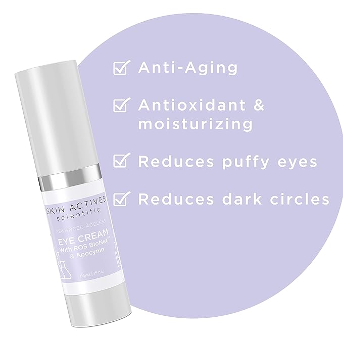 Eye Cream with ROS BioNet and Apocynin. 0.5 Oz-Velvo Beauty