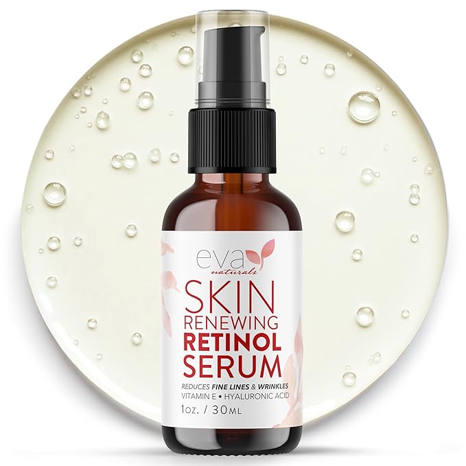Retinol Serum for Face with Hyaluronic Acid & Vitamin E - For Anti-Aging, Fine Lines, Wrinkles, Resurfacing, Acne Marks and Scars, Skin Brightening, Dark Spot Correction Night Serum - 1oz-Velvo Beauty