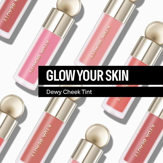 KYDA Liquid Blush, Matte Tinted for Cheeks, Lasting Dewy Finish, High Pigment Soft Creamy Blush, Blendable Lightweight Cover-Terracotta Color-Velvo Beauty