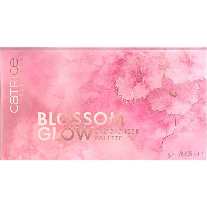 Catrice | Blossom Glow Eye & Cheek Palette | Multi-Use Make Up with Eyeshadows, Blush & Highlighter | Highly Pigmented Matte & Shimmer Shades | Travel Friendly | Vegan & Cruelty Free-Velvo Beauty