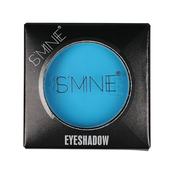 IS'MINE Single Sky Blue Matte Eyeshadow, High Pigment, Longwear, Intense Color Best Pressed Eye Makeup for Day & Night-Velvo Beauty