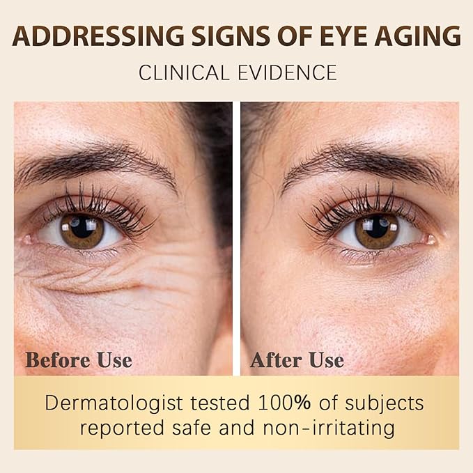 Vitality-Fill Boosting Eye Cream, Natural Anti Aging Under Eye Cream Lift & Firm,Reduce Wrinkles,Fine Lines,and Under Eye Bags,Dark Circles Under Eye Cream-Velvo Beauty