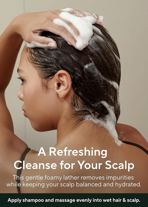 AROMATICA Rosemary Scalp Scaling Shampoo - Korean Hair Care with Thinning Hair Loss Natural Rosemary Essential Oil for Women - Vegan Hair Growth - Free from Sulfate, Silicone, and Paraben (13.53 oz)-Velvo Beauty
