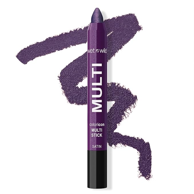 wet n wild Color Icon Cream Eyeliner Eyeshadow Multi-Stick, Moisturizing, Nourishing Velvety Cream-to-Powder Buildable & Blendable Formula, Cruelty-Free & Vegan - Royal Scam-Velvo Beauty
