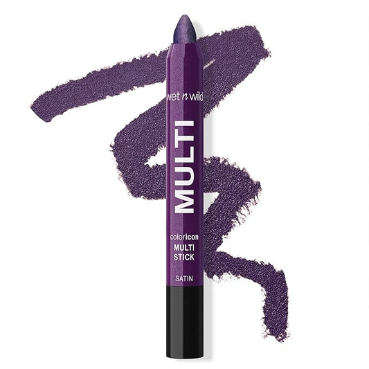 wet n wild Color Icon Cream Eyeliner Eyeshadow Multi-Stick, Moisturizing, Nourishing Velvety Cream-to-Powder Buildable & Blendable Formula, Cruelty-Free & Vegan - Royal Scam-Velvo Beauty