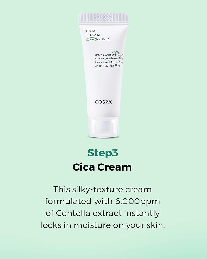 COSRX CICA Relief Kit | Toner, Serum, Cream with Centella Asiatica | Sensitive Skin, Soothing, Moisturizing | Travel Size Set, Gift Set, Korean Skincare, Not Tested on Animals, Paraben Free-Velvo Beauty
