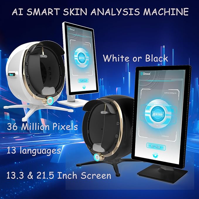 Professional Skin Analyzer Machine - Cobbawe Facial Skin Detection & Analysis for Healthy Skin Care (MJ-W-21.5)-Velvo Beauty