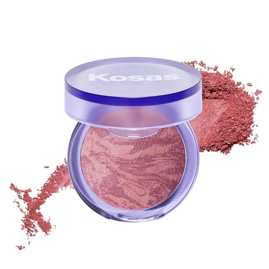 Kosas Blush is Life –Talc-Free Dimensional Blush Baked with Squalane & Hyaluronic Acid – Long Wear - Swoon-Velvo Beauty
