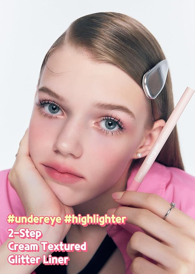 COLORGRAM Under Eye Highlighter Stick 02 Cool Tone | Silky-Smooth Long-Lasting Highlighter & Contouring Stick for Smudge-Proof, Shining Daily Makeup | K-Beauty Face Highlighters & Luminizers-Velvo Beauty