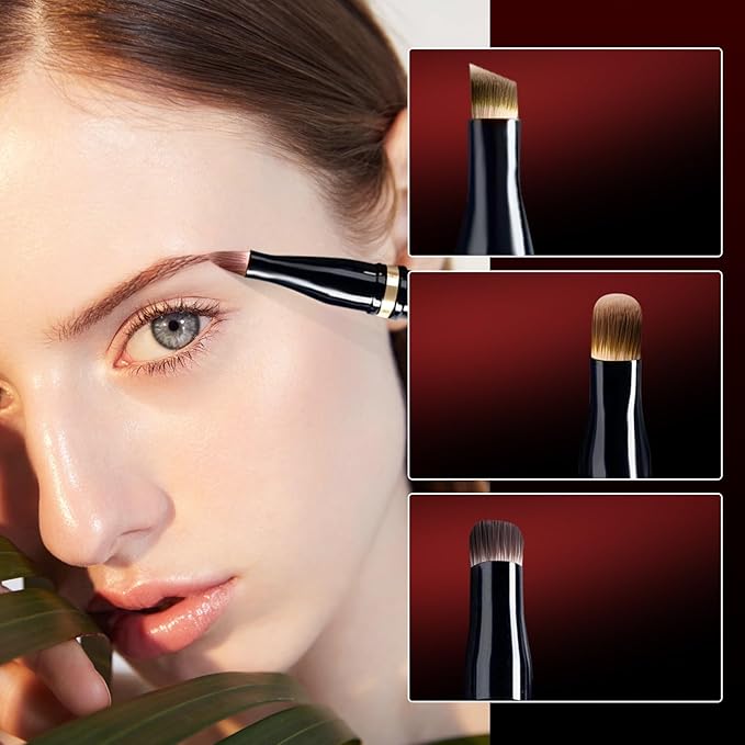 Unaone 4 in 1 Makeup Brush - Travel Lip Brush Eyebrow Brush Eyeshadow Brush Concealer Brush, Portable Multi-function Makeup Brushes-Velvo Beauty
