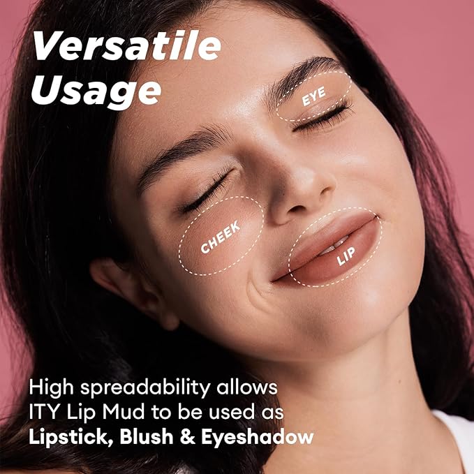 ITY Velvet Matte Finish Lip Stain-Mousse Textured Lip Clay, Red Shade, Conceals Lip Lines, Rich Pigment Lip Tint Lipsticks, 0.14 oz (4g) in Earthy, Truffle.-Velvo Beauty