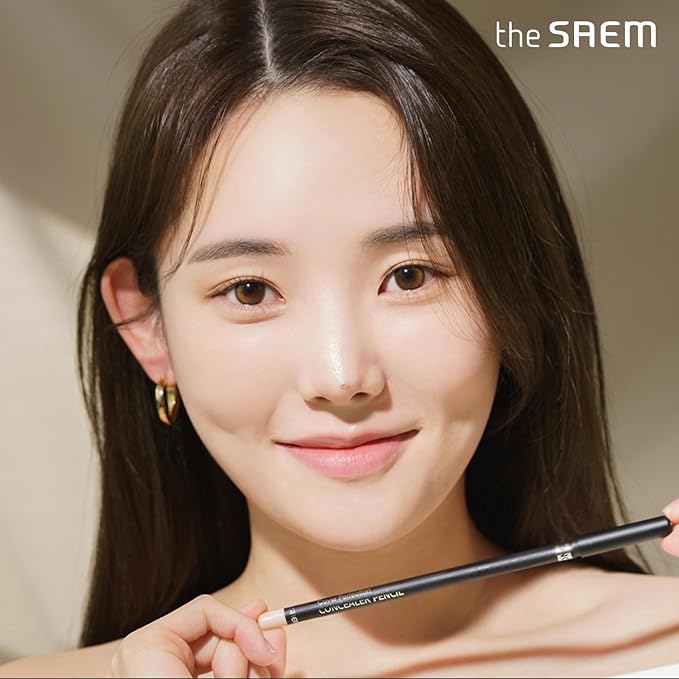 THESAEM Cover Perfection Concealer Pencil – Non Comedogenic spot Eraser - Conceal Blemish,Aging Spot,Acne&Freckle – Multi-Use Under Eye Concealer for Dark Circle,1.4g (0.5 Ice Beige)-Velvo Beauty