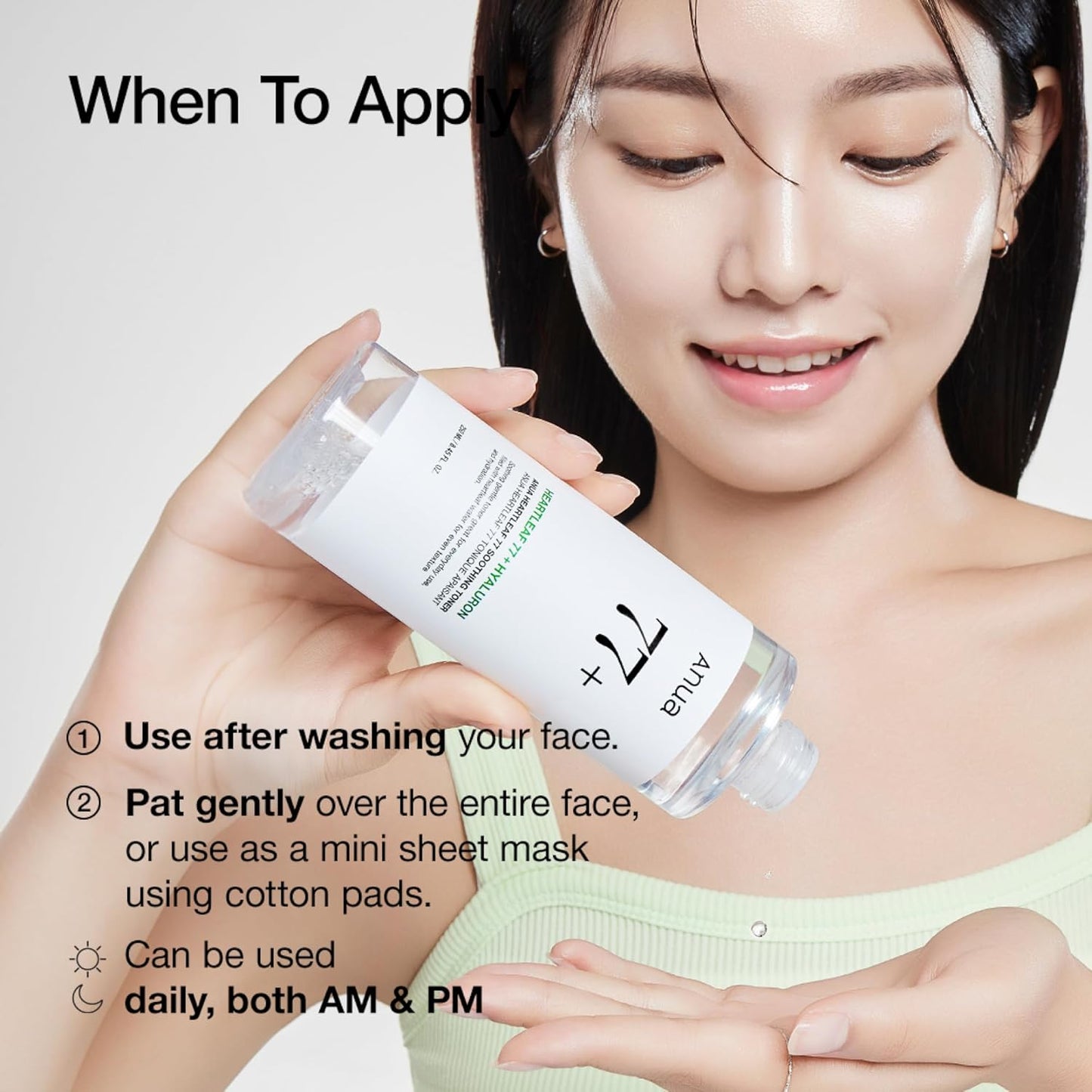 Anua Heartleaf 77 Soothing Toner I pH 5.5 Trouble Care, Calming Skin, Refreshing, Hydrating, Purifying, Cruelty Free, Vegan,(250ml / 8.45 fl.oz.)-Velvo Beauty