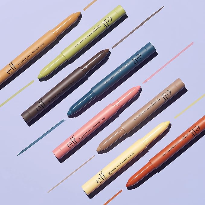 e.l.f. No Budge Shadow Stick, Longwear, Smudge-Proof Eyeshadow, Twist-up Design & Built-in Sharpener, Vegan & Cruelty-Free, Magnetic Pull-Velvo Beauty