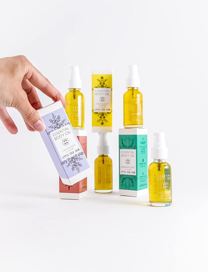 Little Seed Farm Essential Body Oil, Rosemary Patchouli, 4.0 Ounce-Velvo Beauty