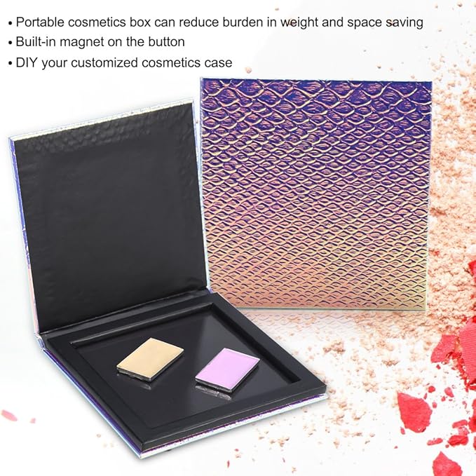 Magnetic Makeup Palette Empty,Magnetic Cosmetics Palette, Change Colour Grident Eyeshadow Powder DIY Makeup Storage Box-Velvo Beauty