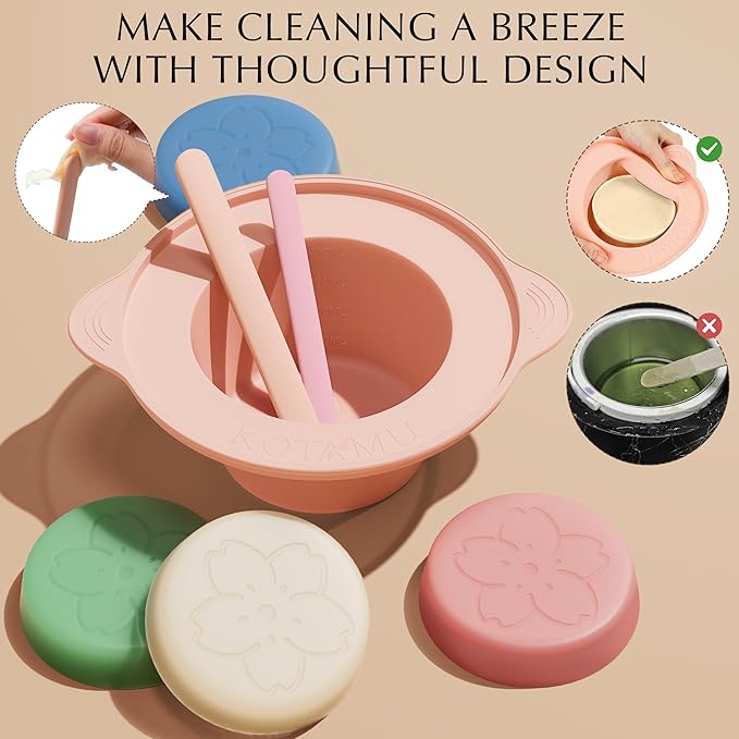 KOTAMU Waxing Kit for Women & Men, White Wax Kit for Hair Removal, Digital Waxing Pot for Thick Coarse Fine Fuzzy Hair & Sensitive Skin, Wax Warmer for Home Salon Use-Velvo Beauty