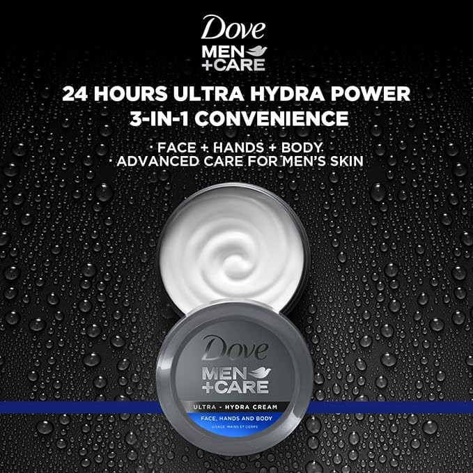 Dove Men+Care Ultra Hydra Cream Lotion, 2.53 Fl Oz (Pack of 12)-Velvo Beauty