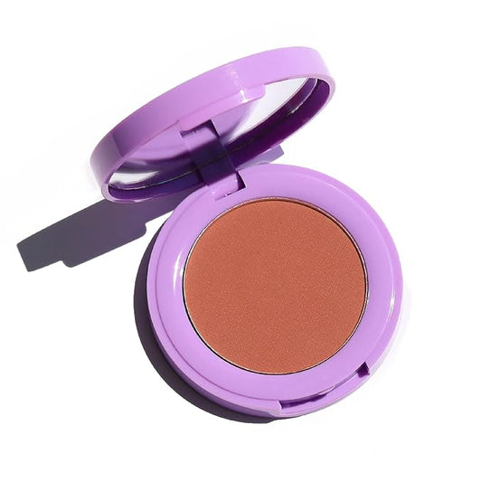 Half Caked In Bloom Powder Blush | vegan & cruelty-free, fragrance-free, highly pigmented, primer-infused | 3.8g (Liv On Sunday)-Velvo Beauty