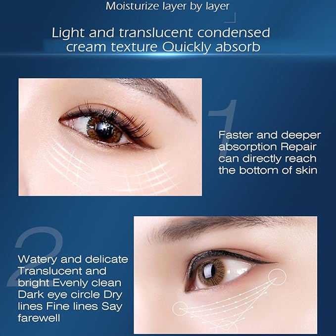 Argan Oil Eye Essence Hyaluronic Acid Anti-Wrinkle Anti-Aging Remove Eyes Pouch 25ml/0.88fl.oz-Velvo Beauty