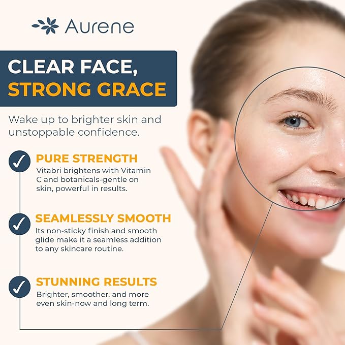 Vitabri Vitamin C Serum for Face – Brightening & Anti-Aging Formula with Vitamin C, Ferulic Acid & Botanicals – Hydrating Serum for Dark Spots, Tone & Fine Lines – 1 Fl Oz-Velvo Beauty