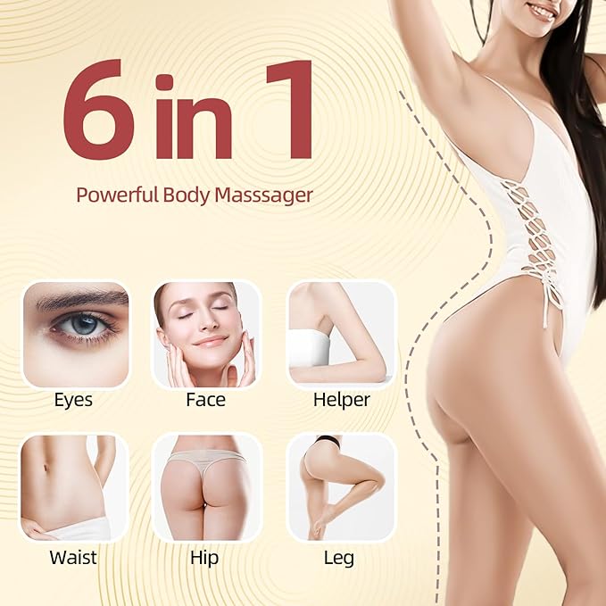Body Machine Body Multifunctional Beauty Machine Cellulite Device, White-Velvo Beauty