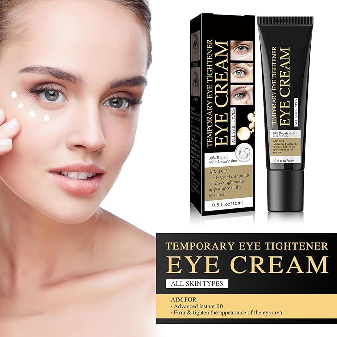 Temporary Eye Tightener Eye Cream, Instant Firmx Eye Cream Reduces Under Eye Bags and Wrinkles, Dark Circles Anti Aging Fine Lines, Firm Skin Under Your Eyes-Velvo Beauty