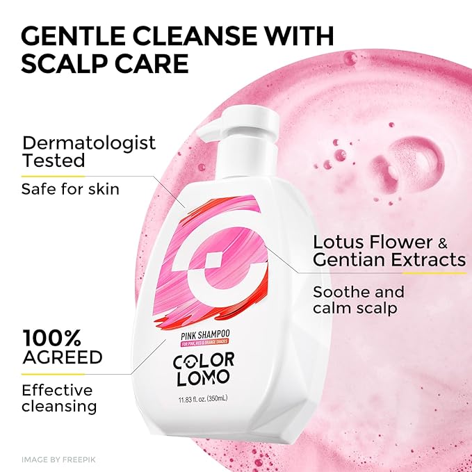 Ultra Color Safe Shampoo | Help Prevent Fading & Provide Subtle Color Replenishment | Prolong Color Vibrancy and Enhance Shine | Vegan & Cruelty-Free Formula | For Pink Color Treated Hair-Velvo Beauty