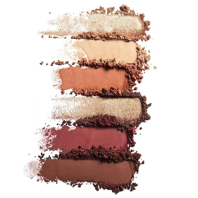 ILIA - The Necessary Eyeshadow Palette | Cruelty-Free, Vegan, Talc-Free, Matte, Satin + Metallic Highly Pigemented + Blendable Finishes (Warm Nude, 6 x 0.05 oz | 1.5 g)-Velvo Beauty