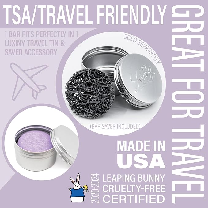 Rosemary Lavender Volumizing Shampoo Bar, Vegan, Sulfate-Free, Made in the USA, with Rice Protein for Fine Hair, Eco-Friendly, Plastic-Free, Up to 60 Washes-Velvo Beauty